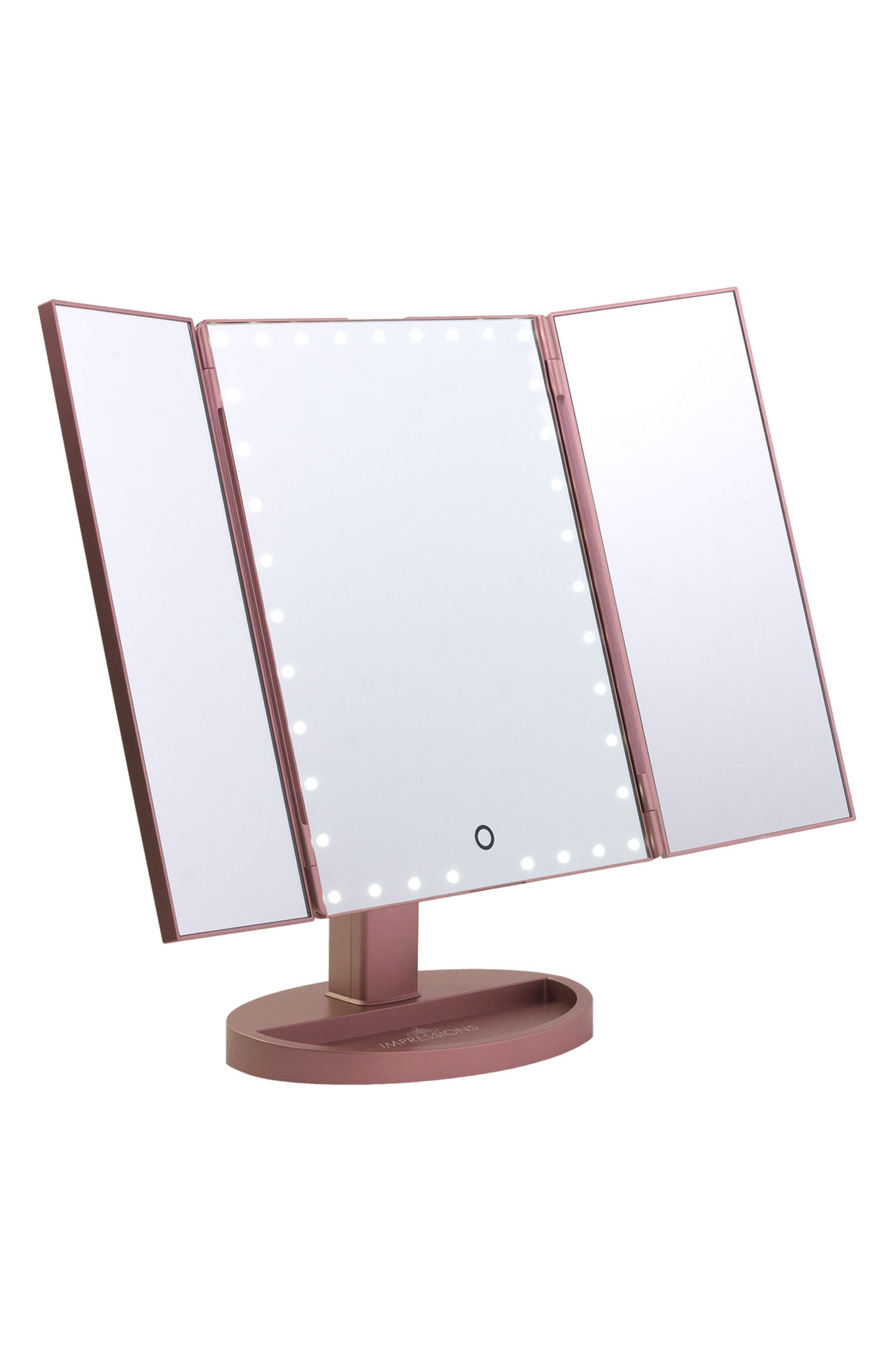 Touch Trifold Xl Dimmable Led Makeup Mirror