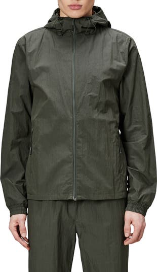 Rains best sale green jacket