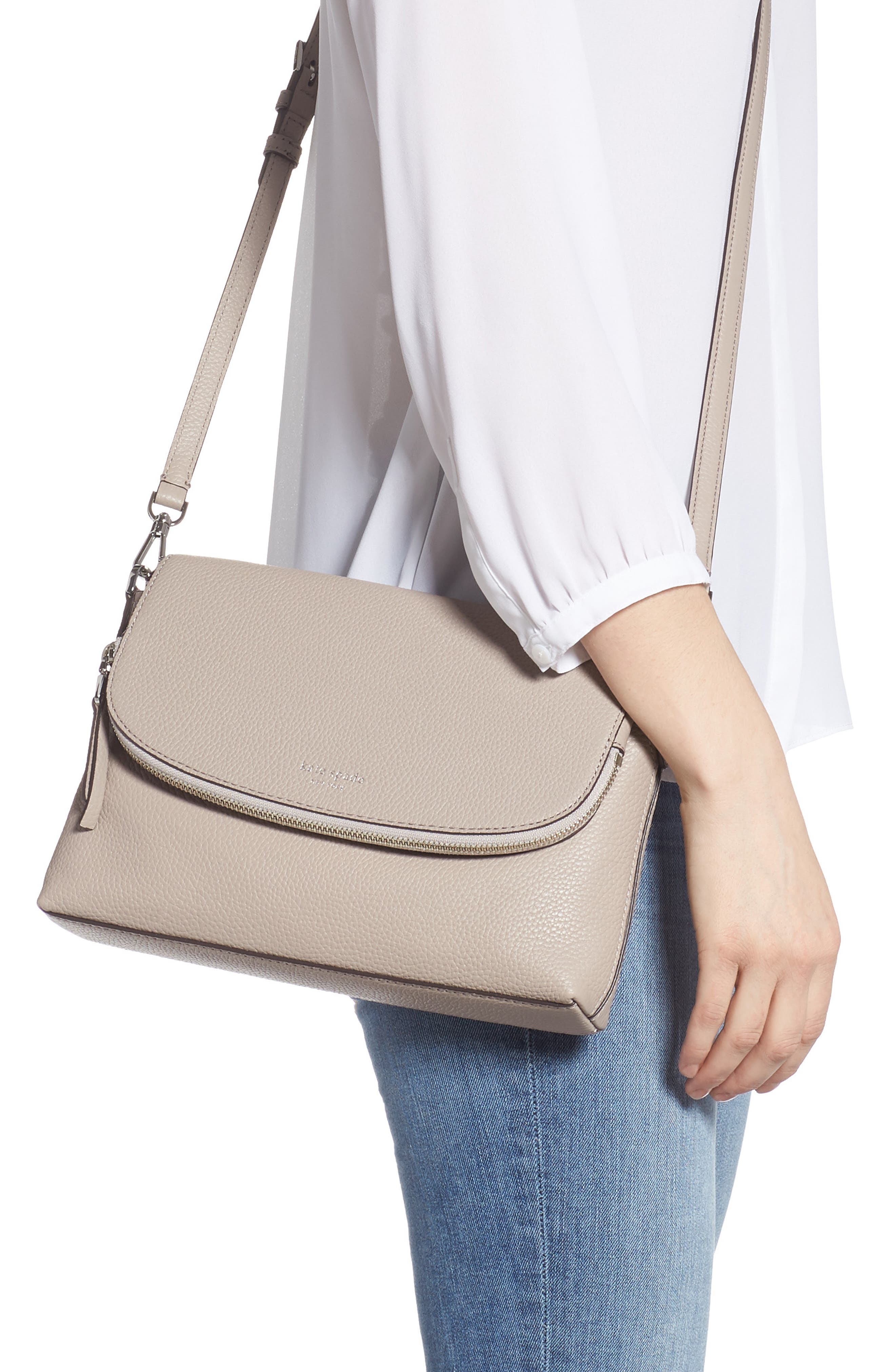 polly large flap crossbody