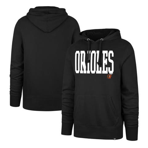 Men's '47 Black Cincinnati Bengals Shortstop Pullover Hoodie