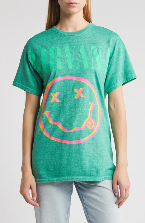 Shop Merch Traffic Nirvana Graphic T-shirt In Green