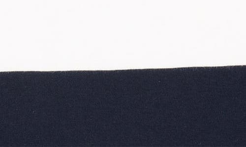 Shop Nike Kids' Stripe Crewneck T-shirt In Midnight Navy