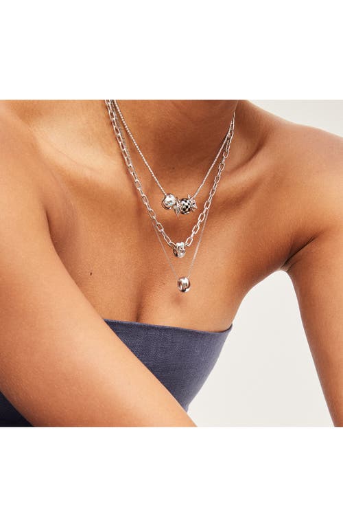 Shop Adina Reyter Link Chain Necklace In Silver