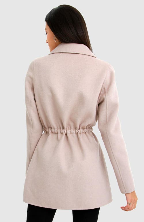 Belle & Bloom Electric Feel Drawstring Coat - Sand