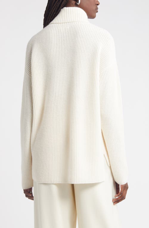 NORDSTROM NORDSTROM WOOL & CASHMERE RIB TURTLENECK SWEATER 