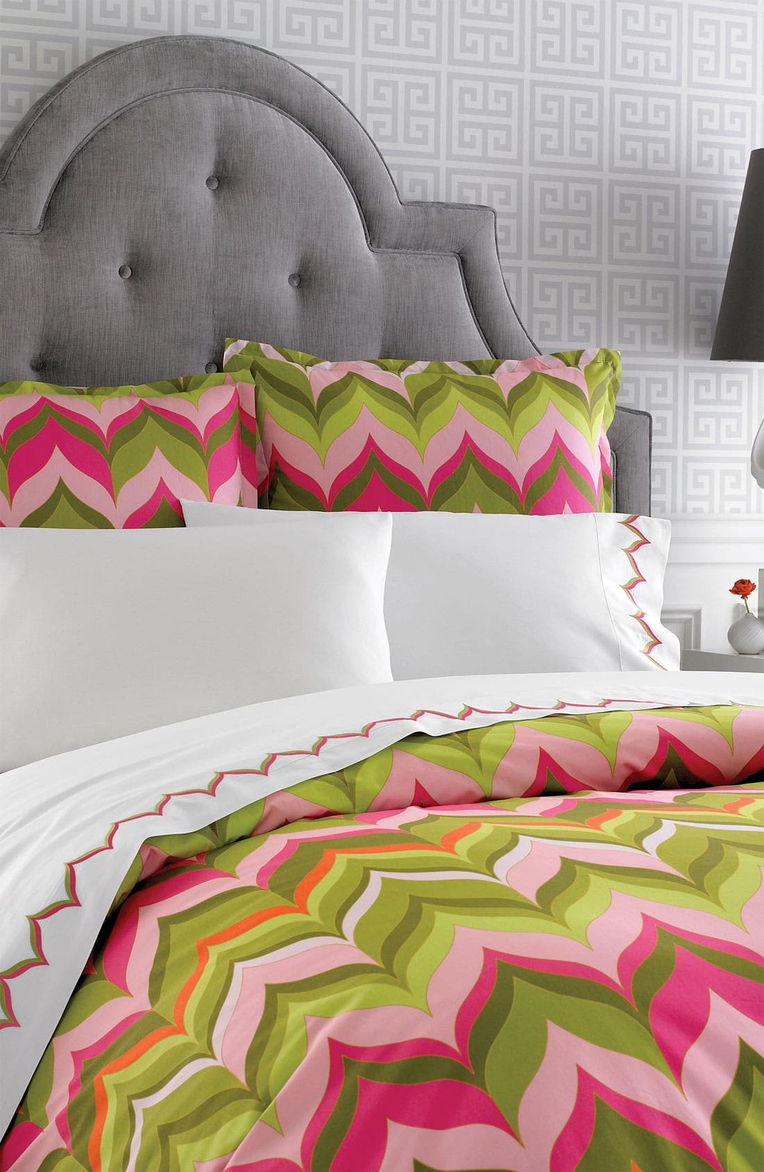 Jonathan Adler Flame 400 Thread Count Duvet Cover Nordstrom