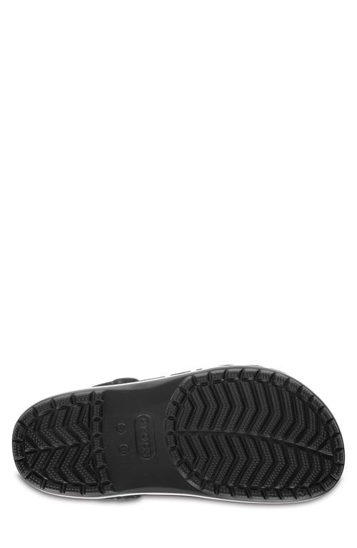 Crocs Bayaband Comfort Clog In Black/white