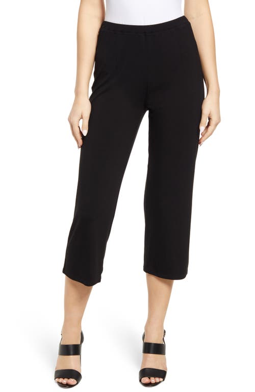 Ming Wang Pull-On Jersey Pants in Black
