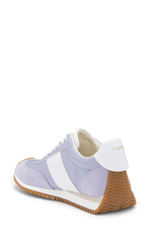 J/slides Nyc Jslides Lala Sneaker In Violet Multi