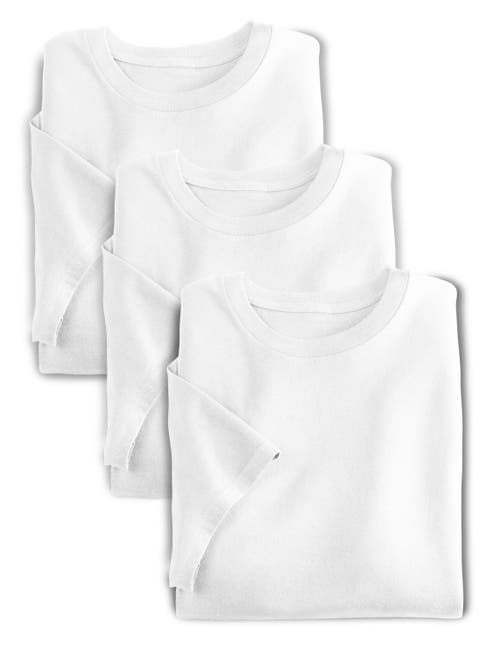 Harbor Bay Moisture-wicking Jersey T-shirt In White
