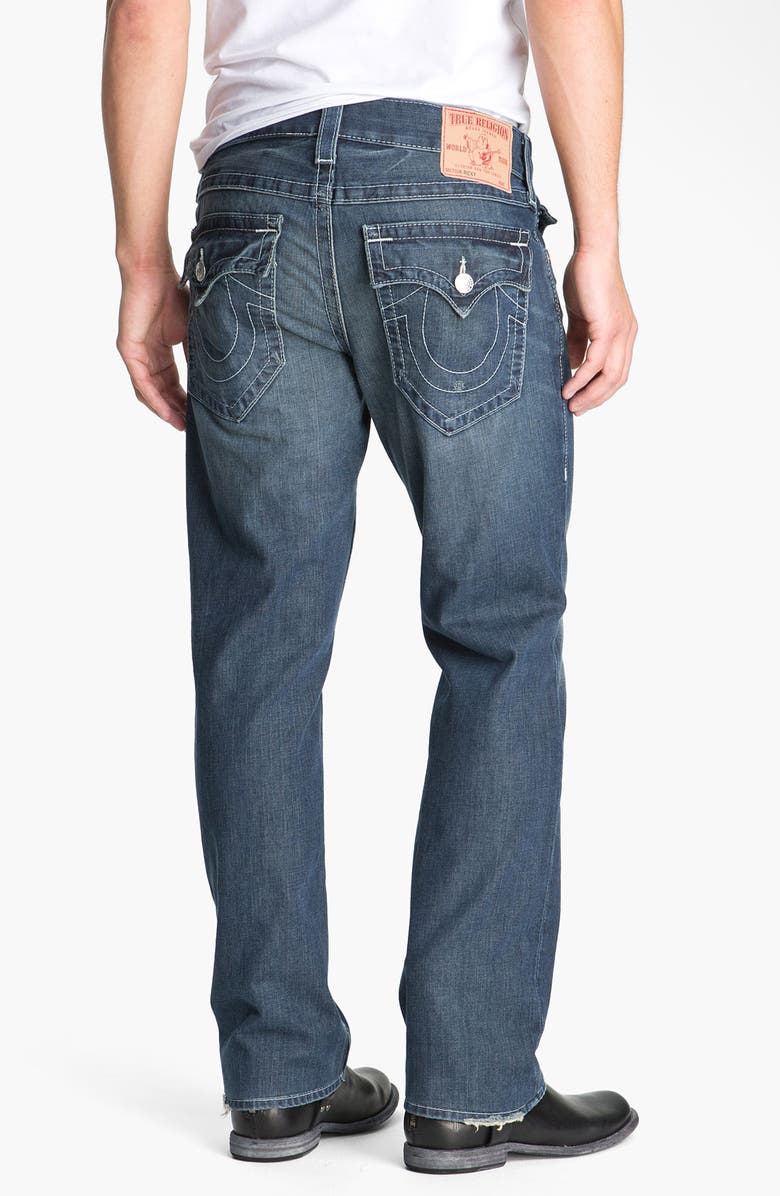 True Religion Brand Jeans 'Ricky - Natural' Straight Leg Jeans (Surfer ...
