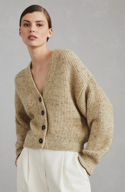 Shop Brunello Cucinelli Buttoned Cardigan In Cream