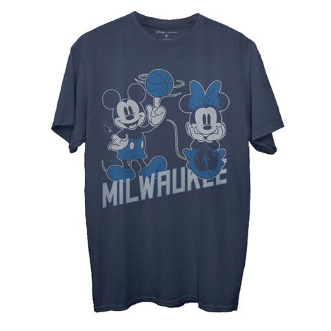 : Junk Food Men's Navy Houston Texans Disney Mickey Huddle T- Shirt : Sports & Outdoors