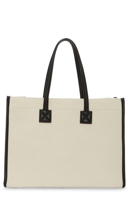 Vince Camuto Saly Canvas Tote In Natural | ModeSens