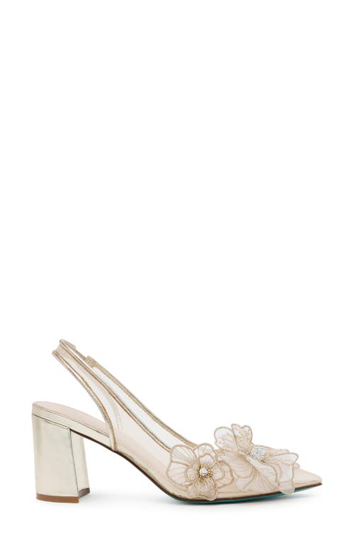 BETSEY JOHNSON BETSEY JOHNSON PETRA SLINGBACK POINTED TOE PUMP 