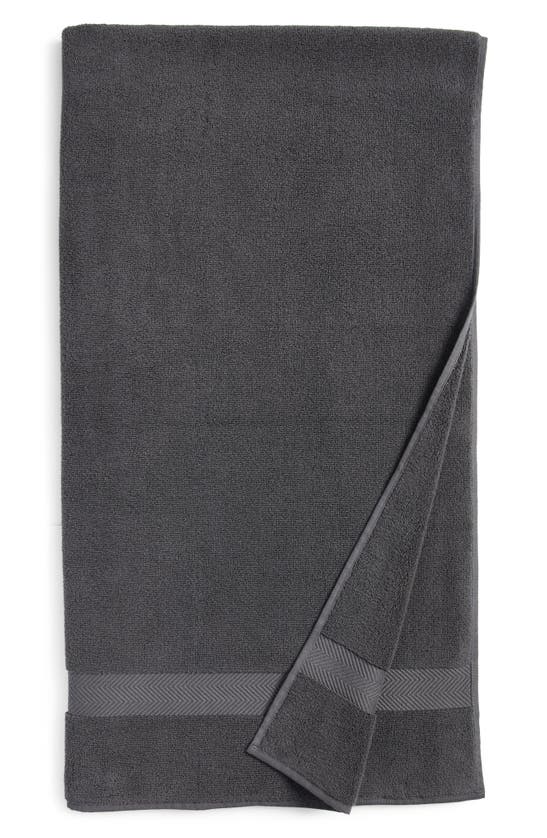 Nordstrom Organic Hydrocotton Bath Towel In Grey Onyx