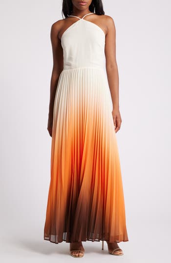 Phase eight dip deals dye maxi dress