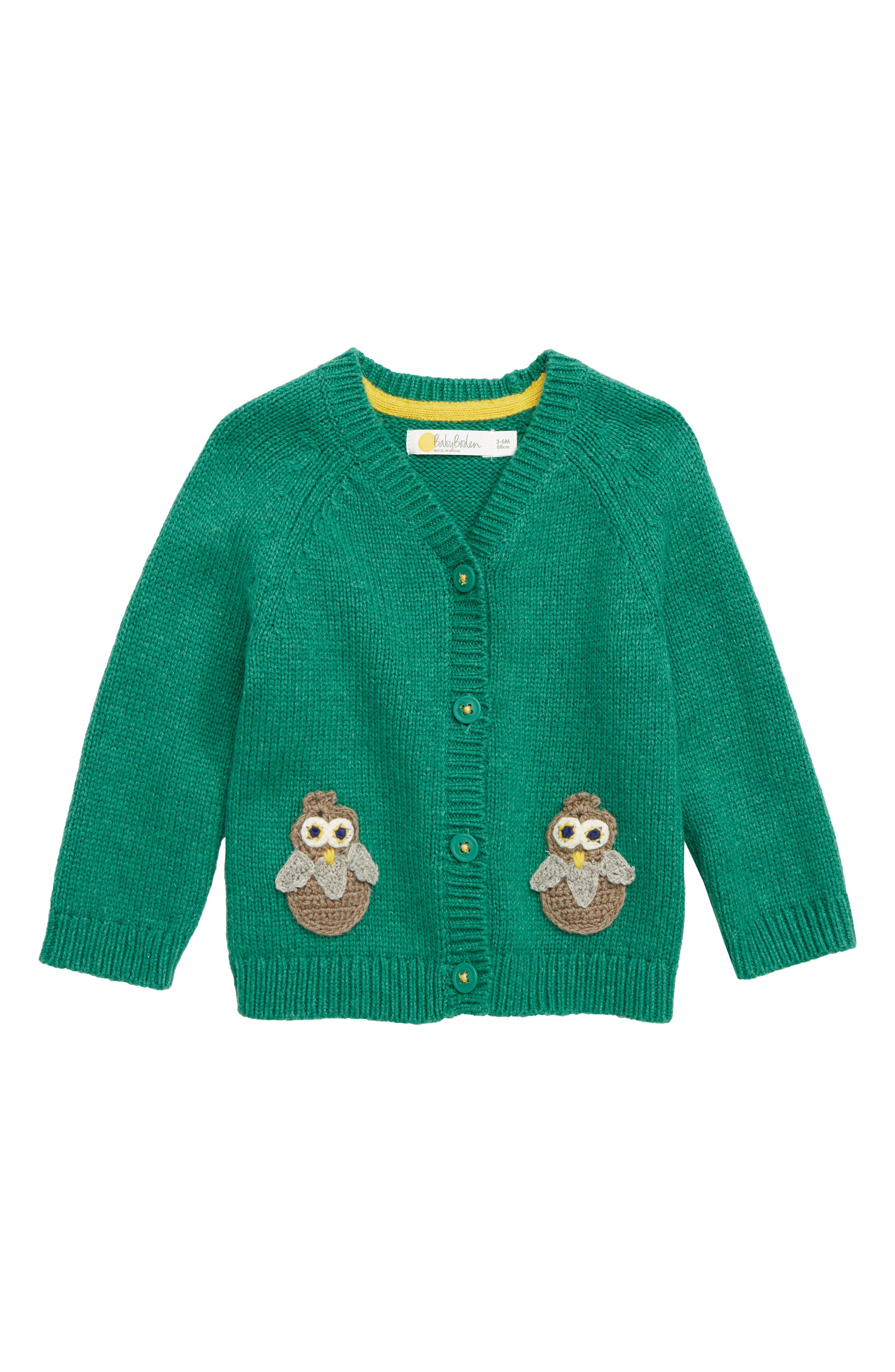 boden green cardigan