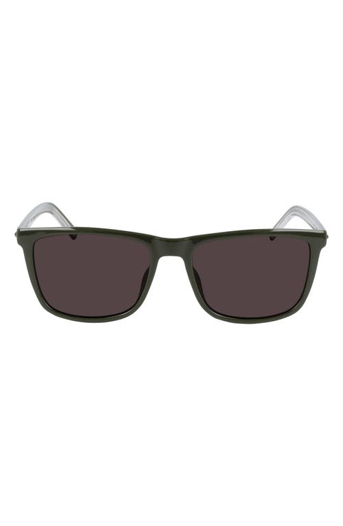 UPC 886895509152 product image for Converse Chuck 56mm Rectangle Sunglasses in Dark Moss/Grey at Nordstrom | upcitemdb.com