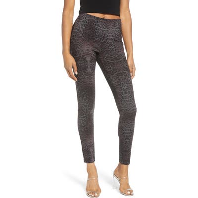 Blanknyc Animal Print Ponte Leggings, Beige