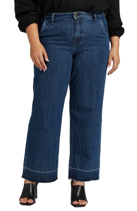 Women's Wide Leg Plus-Size Jeans | Nordstrom
