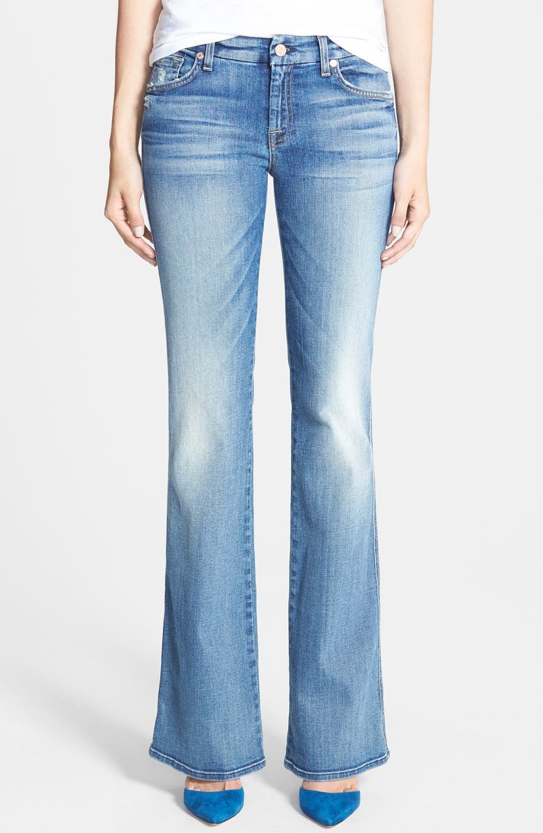 7 For All Mankind® A-Pocket Flare Jeans (Alpine Blue) | Nordstrom