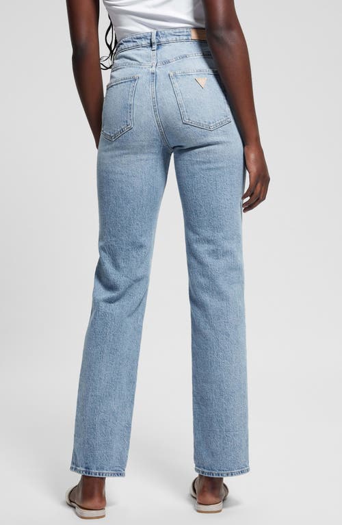 GUESS GUESS RELAXED HIGH WAIST STRAIGHT LEG JEANS