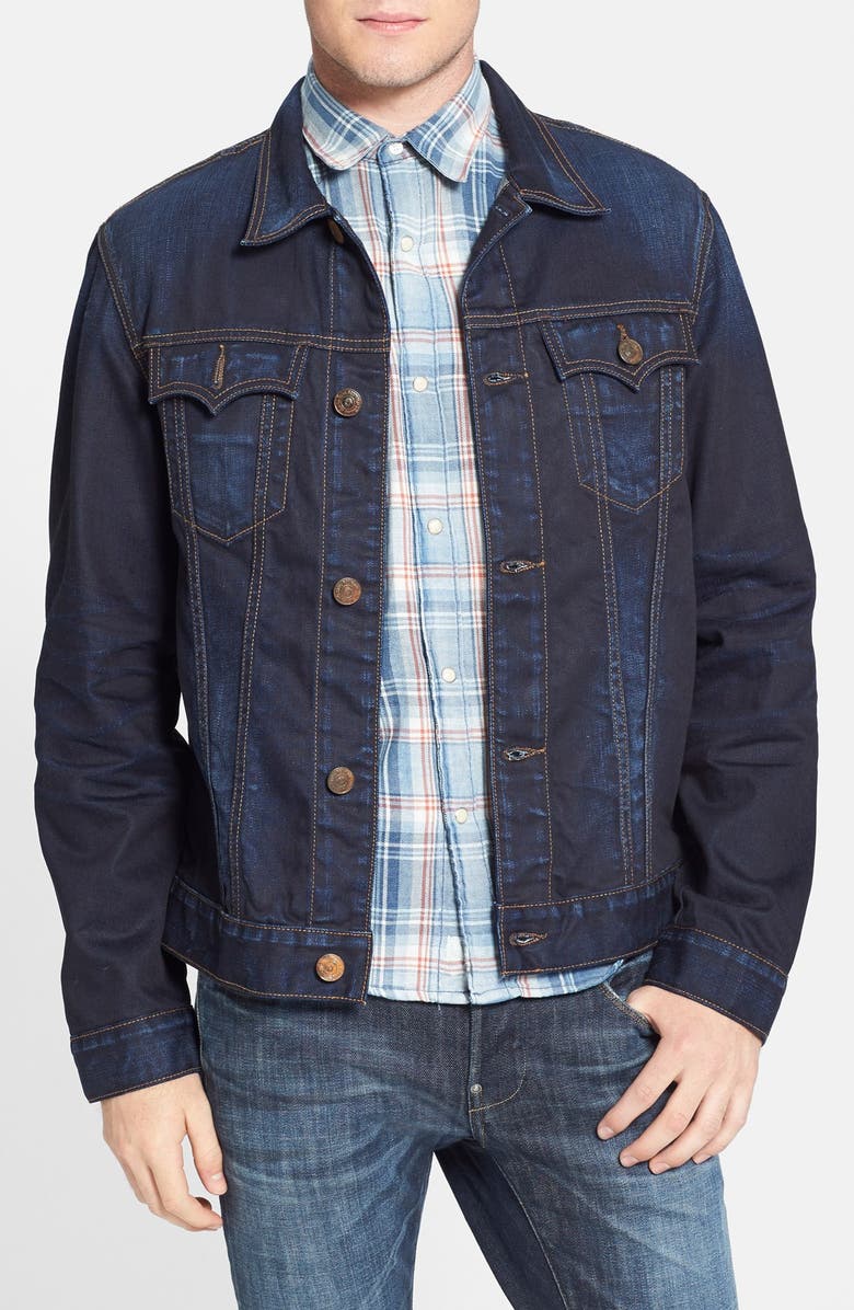True Religion Brand Jeans 'Danny' Dark Cast Denim Jacket | Nordstrom