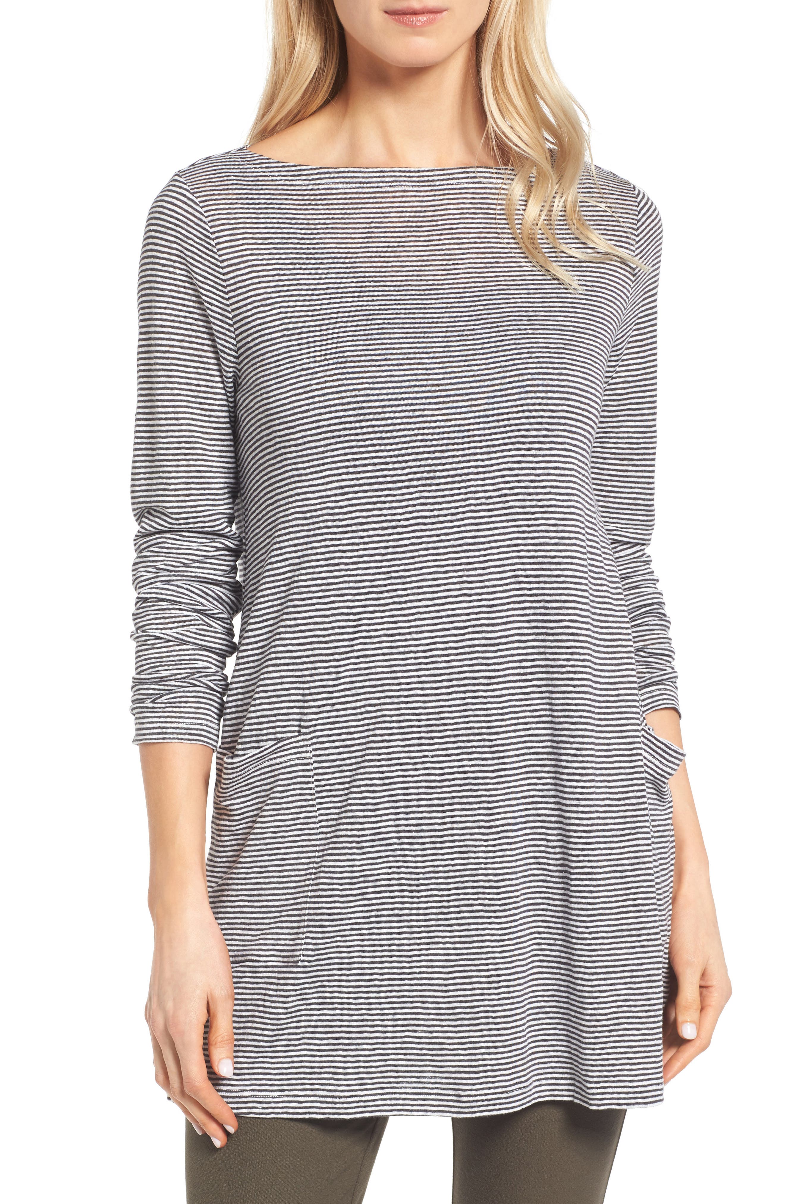 Eileen Fisher Organic Linen Knit Tunic Nordstrom