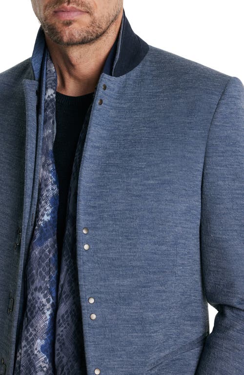 Shop John Varvatos Slim Fit Notched Lapel Jacket In Rain Blue