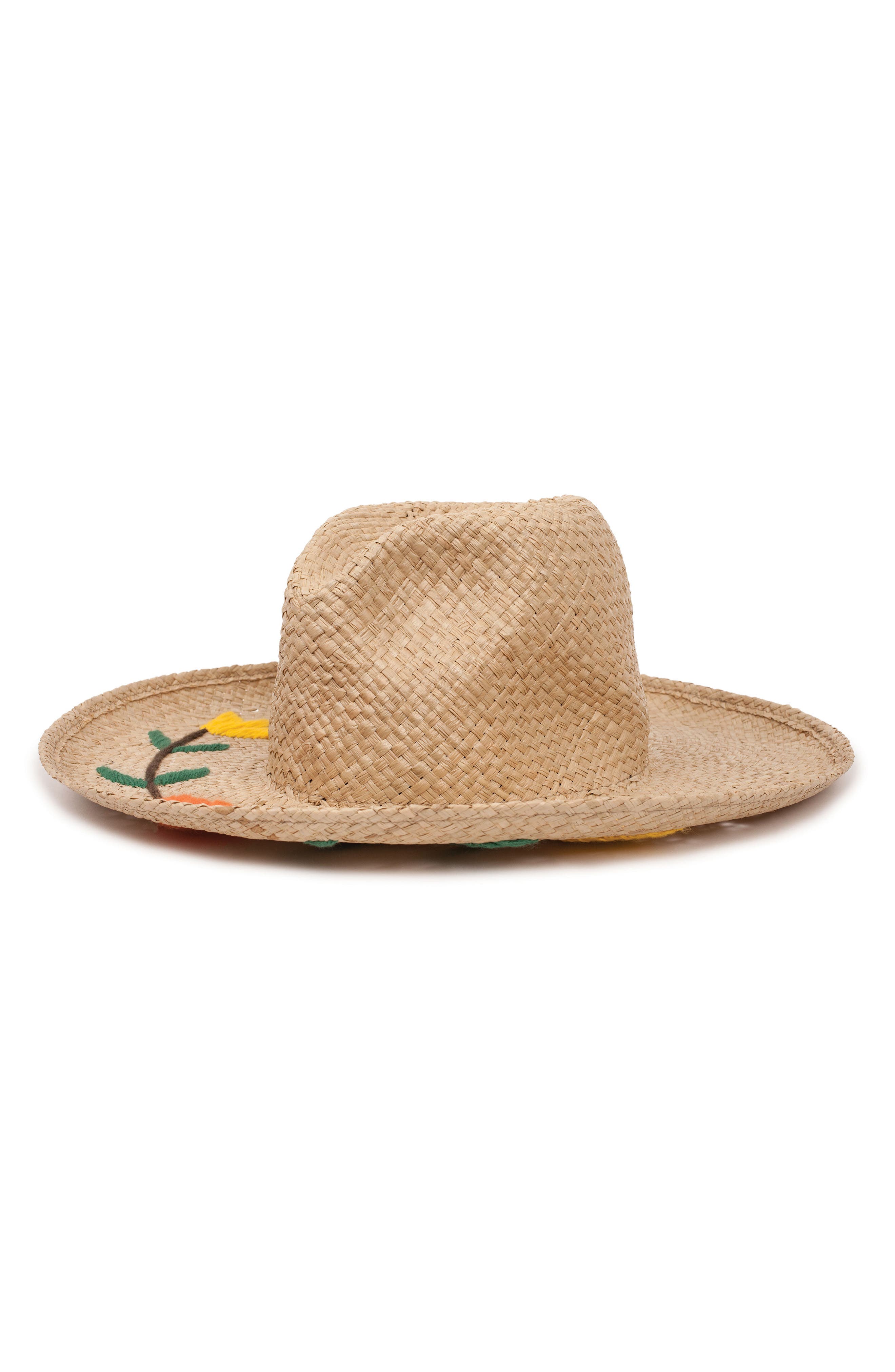 Brixton Jenna II Raffia Fedora Nordstrom