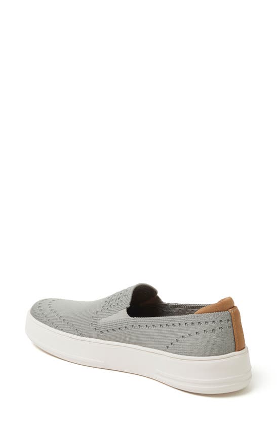 Shop Dearfoams Sophie Knit Slip-on Sneaker In Light Grey