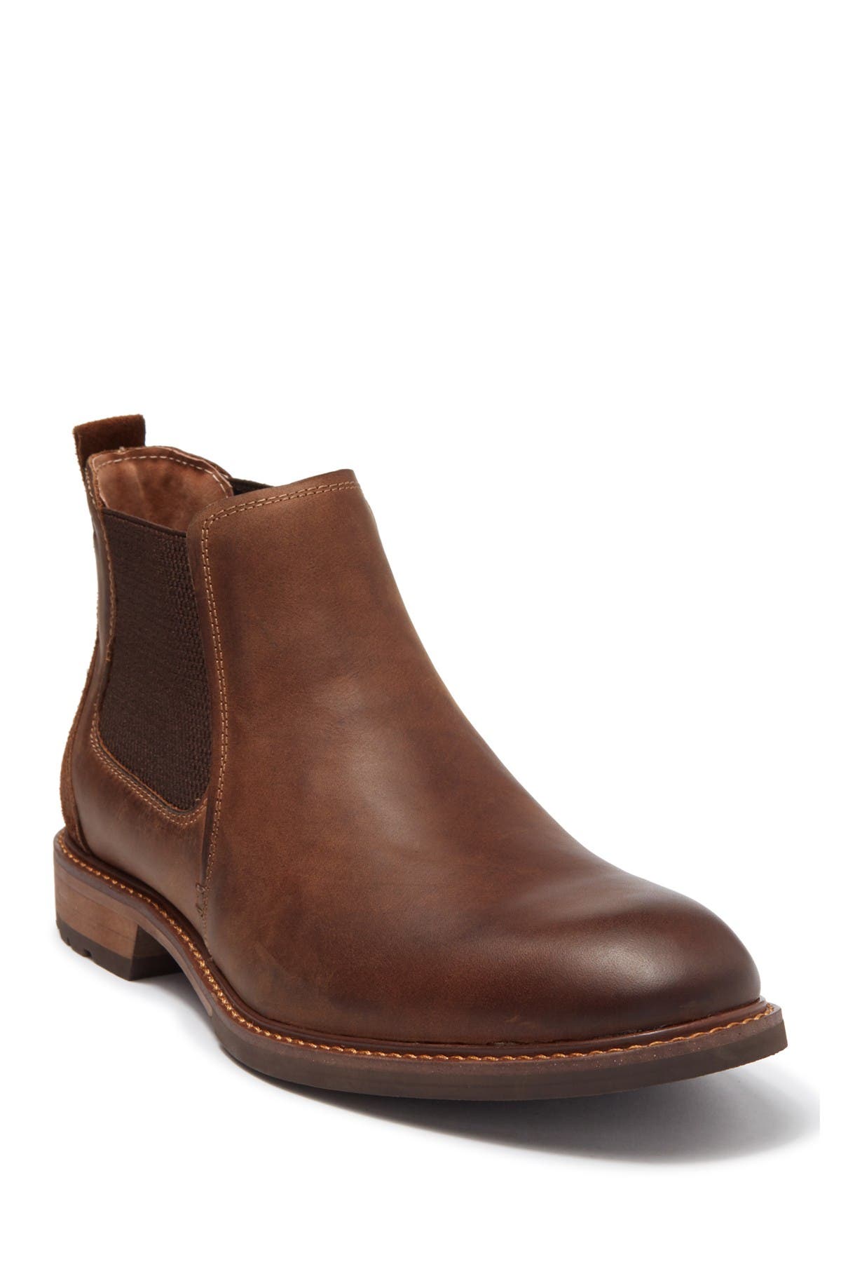 florsheim chalet plain toe leather chelsea boot