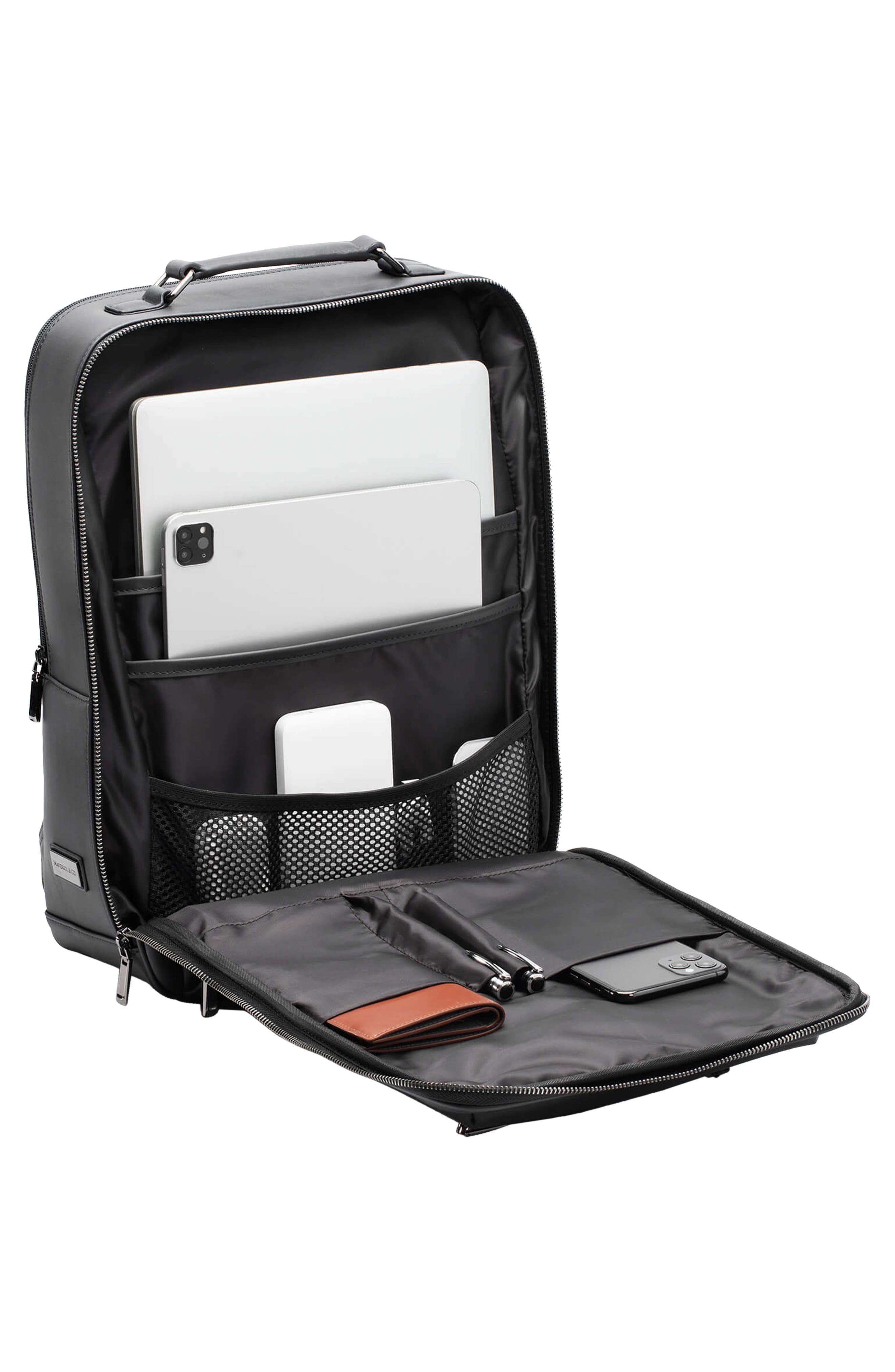 Maverick & Co. Explorer Plus Water Resistant Faux Leather Backpack 