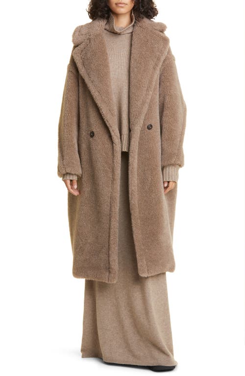 Max Mara Nuevo Alpaca & Cashmere Blend Coat Sand at Nordstrom,