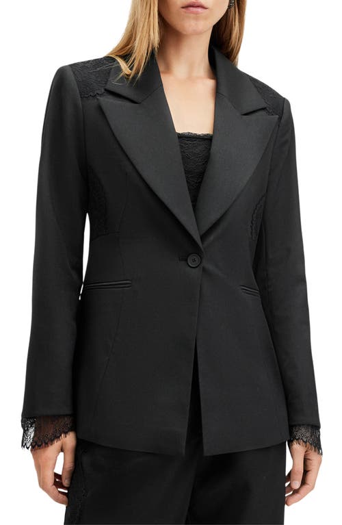 Shop Allsaints Lacey Blazer In Black