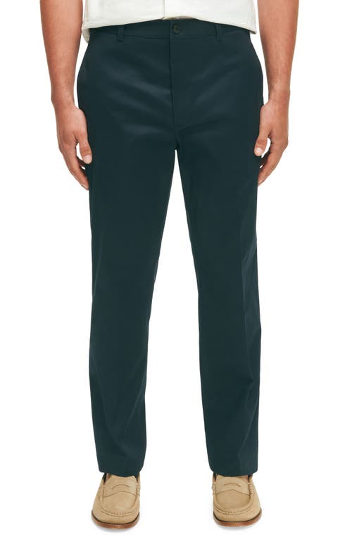 Shop Brooks Brothers Advantage Stretch Cotton Chinos In Super Navy