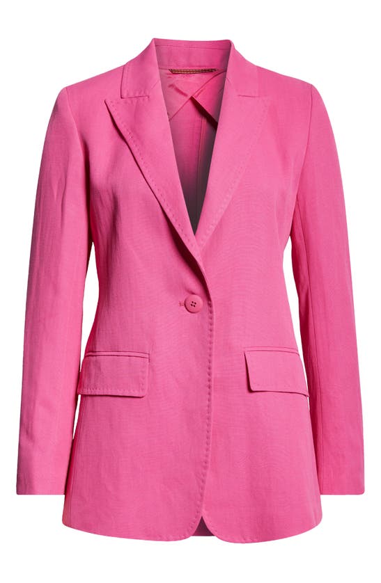 Shop Max Mara Studio Gitane Blazer In Fuchsia