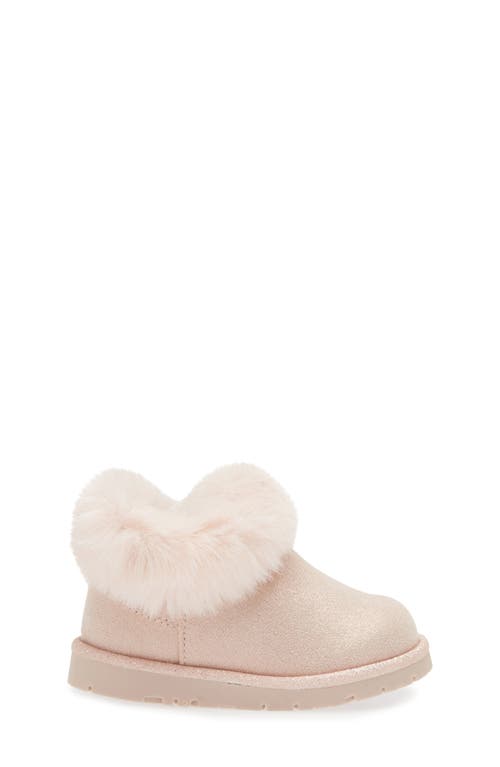 Shop Harper Canyon Kids' Esme Faux Fur Cozy Boot In Pink Light