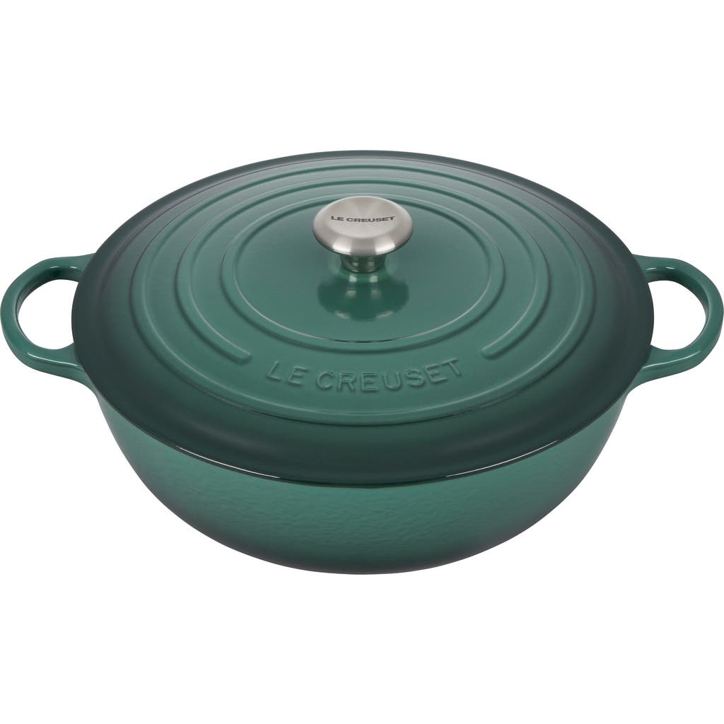 Le Creuset Signature 7.5-quart Enameled Cast Iron Brazier In Artichaut