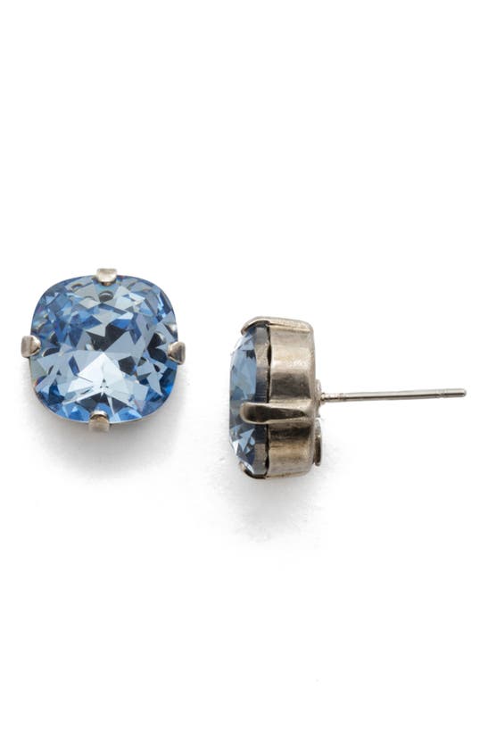 Sorrelli Aisha Crystal Stud Earrings In Blue