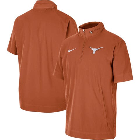 Nike Texas Longhorns Mens Black Varsity Short Sleeve Polo