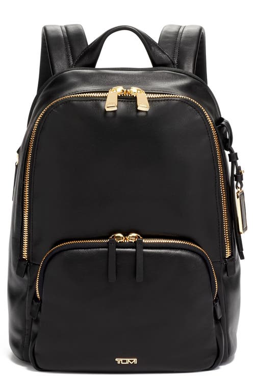 Tumi Hannah Leather Backpack in Black at Nordstrom