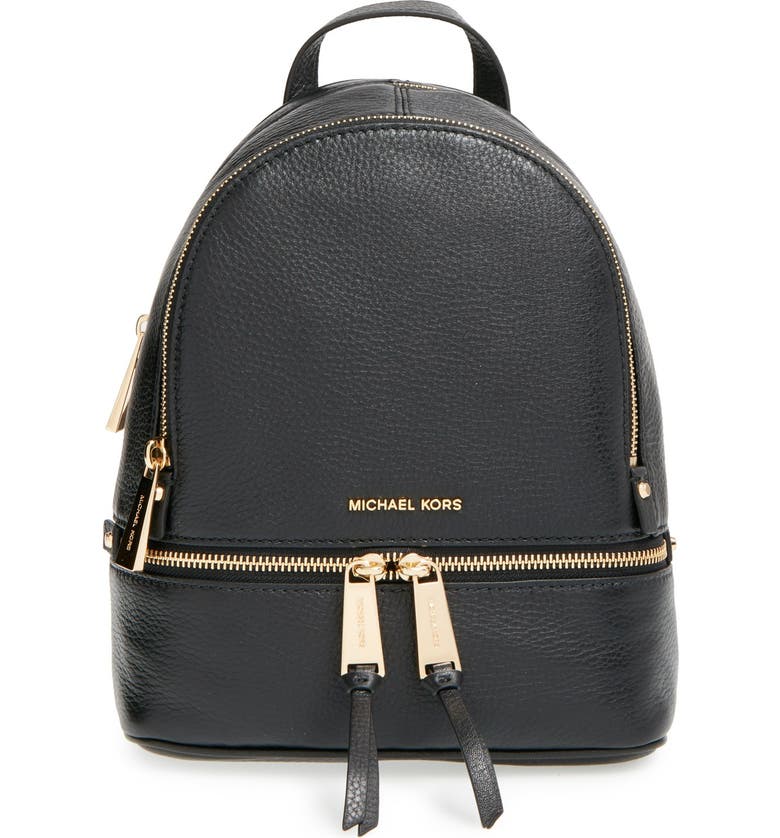 MICHAEL Michael Kors 'Extra Small Rhea Zip' Leather Backpack | Nordstrom