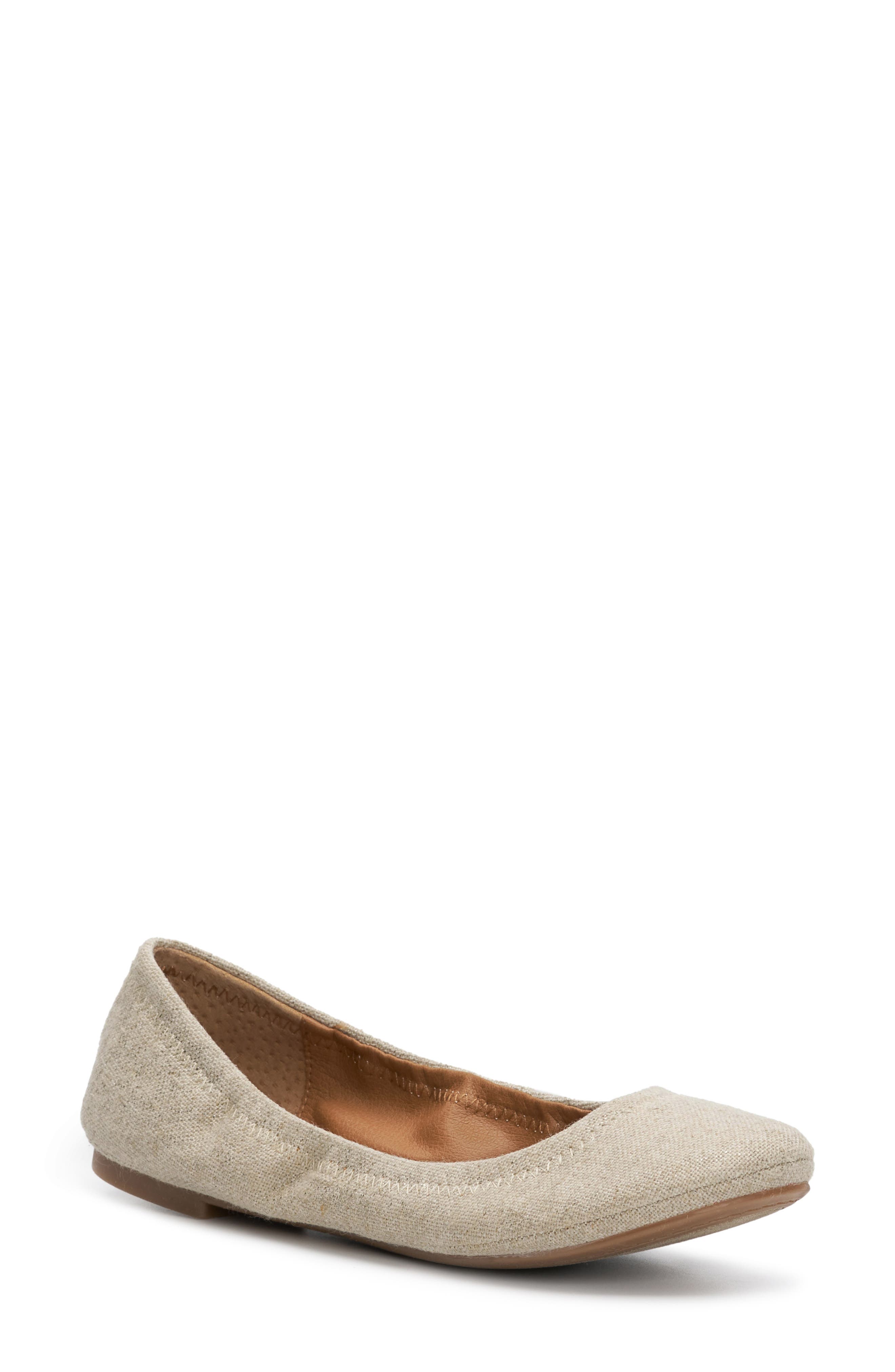 Lucky brand white on sale flats