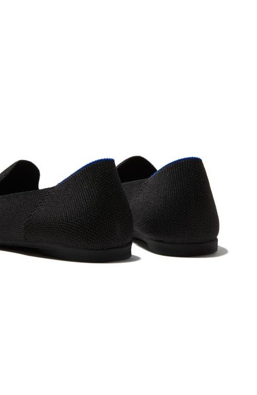 Rothys Almond Loafers In Black
