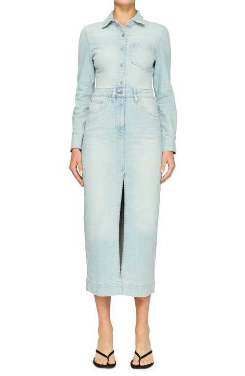 DL1961 Freja Long Sleeve Denim Dress Lt. Monterey (Vintage) at Nordstrom,