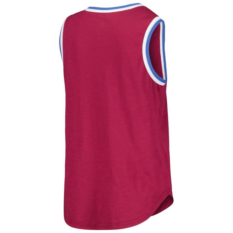 Shop G-iii 4her By Carl Banks Burgundy Colorado Avalanche Strategy Tank Top
