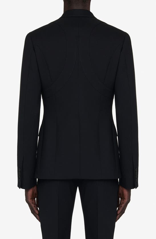 ALEXANDER MCQUEEN MCQUEEN HARNESS WOOL BLAZER