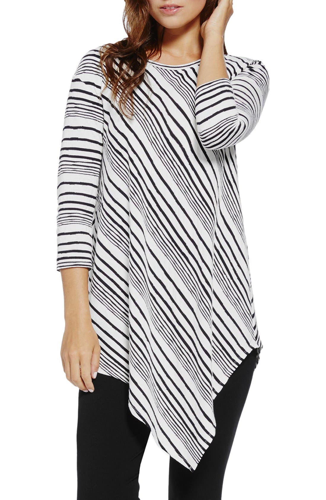 vince camuto uneven hem jeans